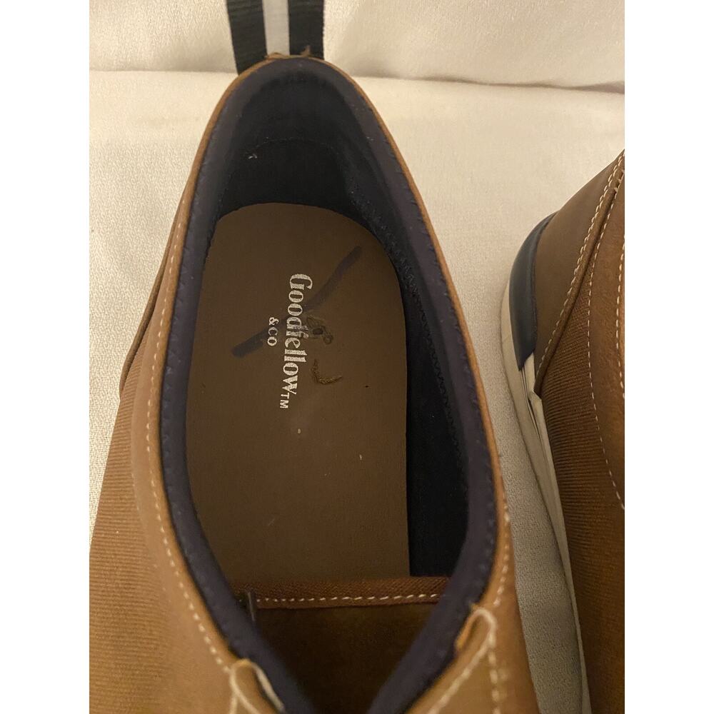 Goodfellow Co. Casual Shoes Size 13 Brown Canvas Synthetic Lace Up Comfortable - Picture 9 of 9